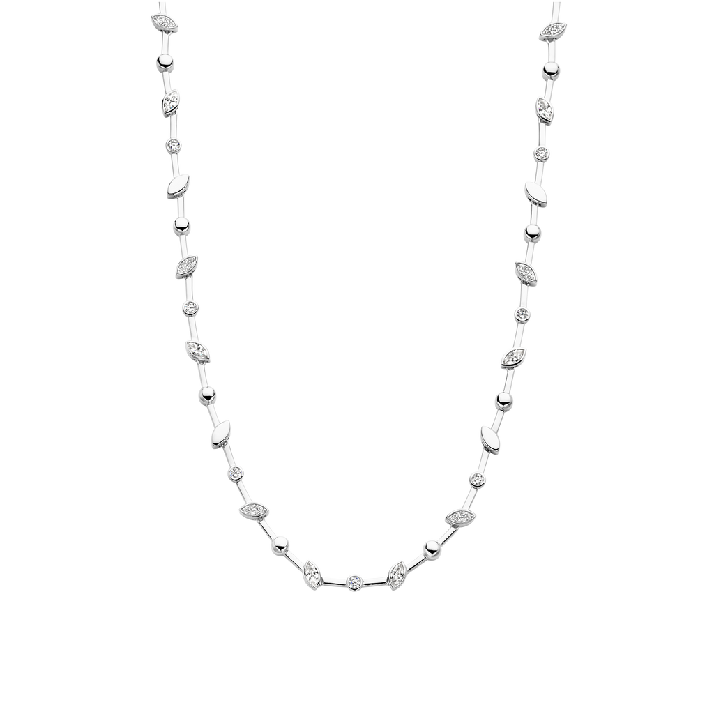Leaf Zirconia Necklace – TI SENTO