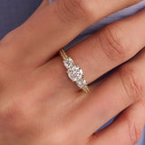 Classic Triple Zirconia Ring