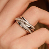 Zirconia Crossover Ring - M model