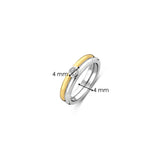 Double Ring with stone