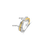 Zirconia Crossover Ring