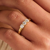 Classic Triple Zirconia Ring