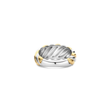Twisted Bicolor Ring - L model