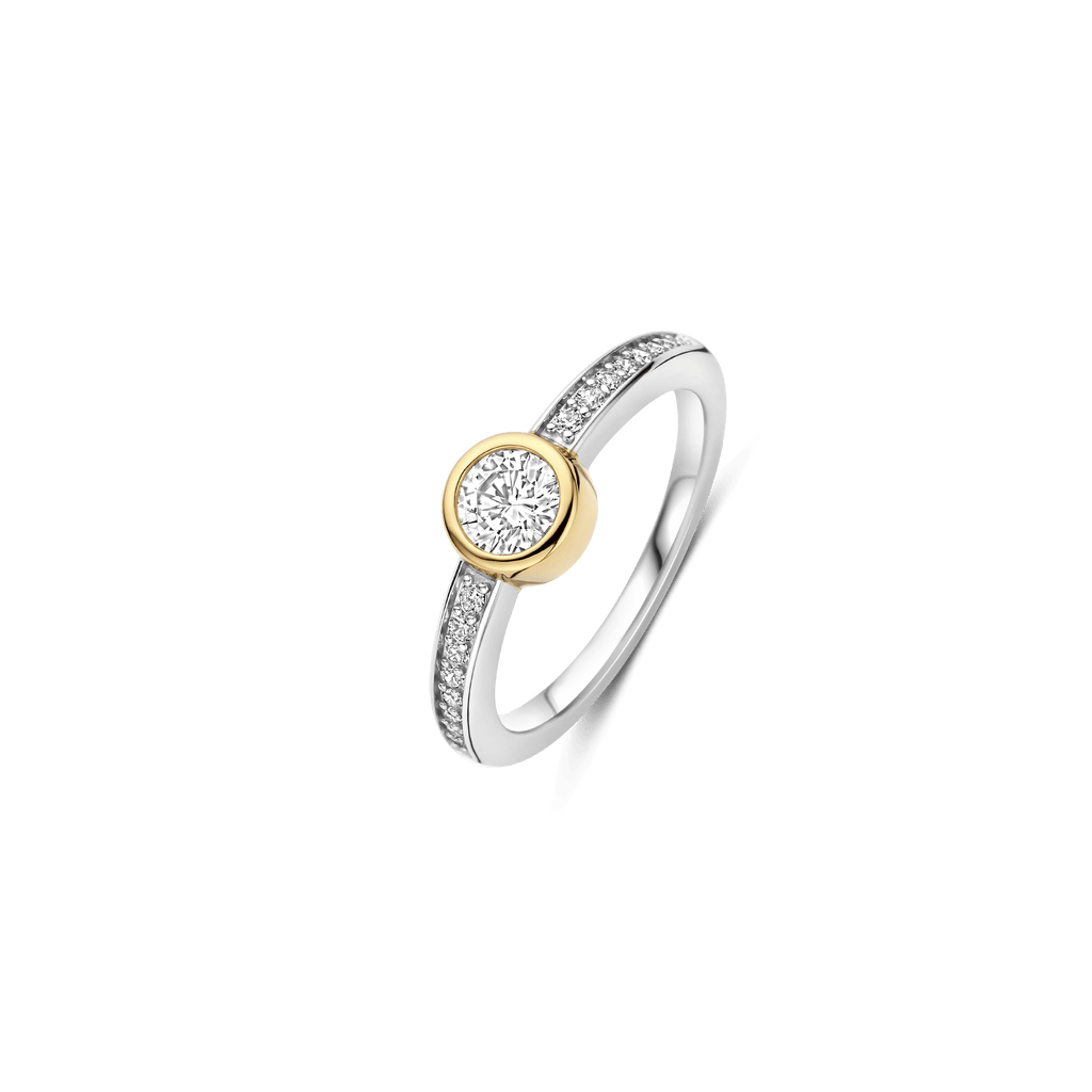 Sentio Rings Classic Round Zirconia Ring – TI SENTO
