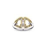 Connected Triangle Vintage Zirconia Ring