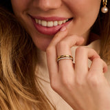 Zirconia Double Ring