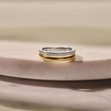 Zirconia Double Ring