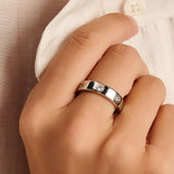 Classic Zirconia Ring Silver