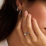 Classic Zirconia Ring Silver