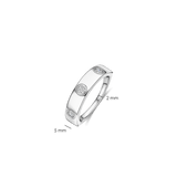 Classic Zirconia Ring Silver