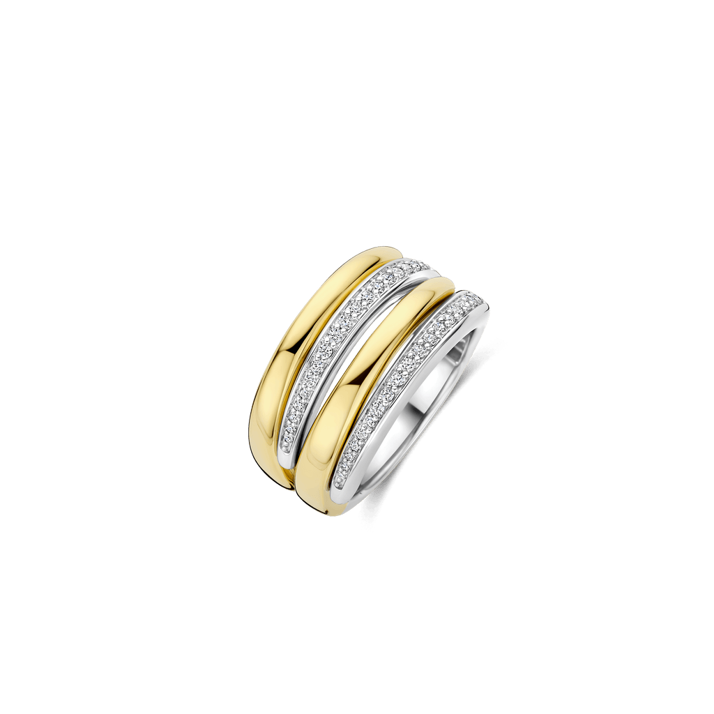 Sentio Rings Bold Zirconia Layered Ring – TI SENTO