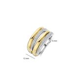 Bold Zirconia Layered Ring