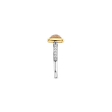 Zirconia Cushion Ring Yellow