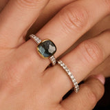 Zirconia Cushion Ring