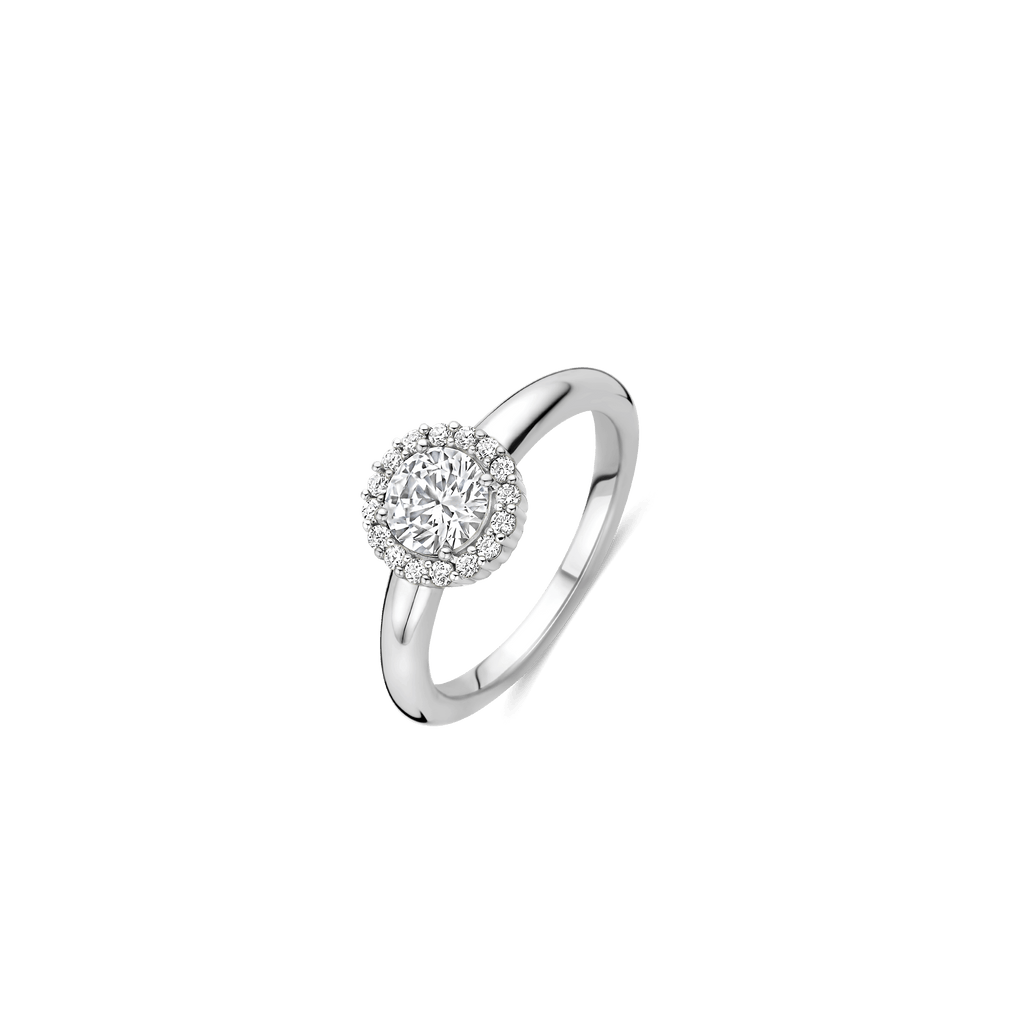 Sentio Rings Classic Zirconia Ring Round – TI SENTO
