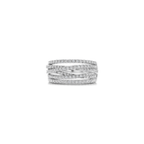 Stardust Zirconia Crossover Ring - M model