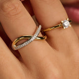 Organic Open Zirconia Ring