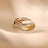 Organic Open Zirconia Ring