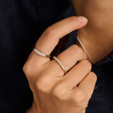 Modern Pavé Ring