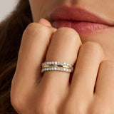 Triple Band Zirconia Ring
