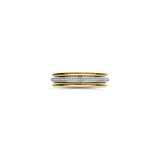 Triple Open Band Zirconia Ring Gold Vermeil