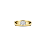 Bold Oval Zirconia Ring