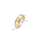 Bold Oval Zirconia Ring