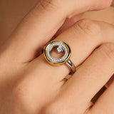 Zirconia Circle Ring