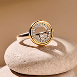 Zirconia Circle Ring