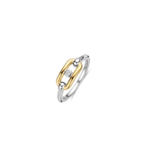 Open Chain Ring with Round Zirconia