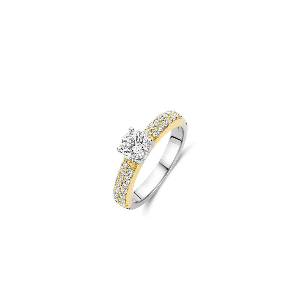 Sentio Rings Classic Zirconia Ring with stone – TI SENTO