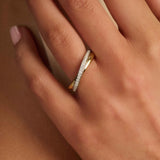 Zirconia Crossover Ring - XS model