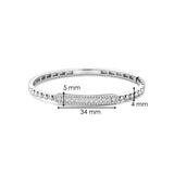 Beaded Pavé Bangle