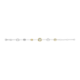Light Grey Cushion Charm Bracelet
