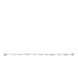 Structure Pearl Charm Bracelet
