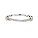 Tricolor Zirconia Bangle