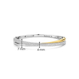 Zirconia Crossover Bangle
