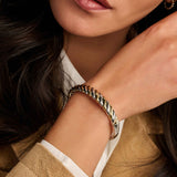 Twisted Bicolor Bangle