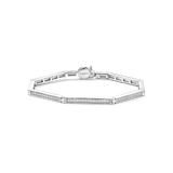 Vintage Zirconia Chain Bracelet