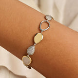 Bracelet with stones and zirconia