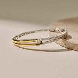 Zirconia Connected Bangle