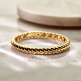 Vintage Ribbed Bangle