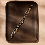 Open Modern Pavé Circle Bracelet
