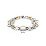 Open Modern Pavé Circle Bracelet