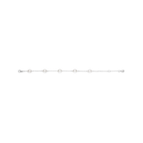 Pearl Charm Bracelet Silver