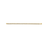 Round Zirconia Bracelet Gold Vermeil