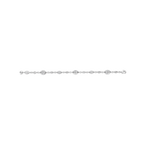 Oval Zirconia Bracelet Silver