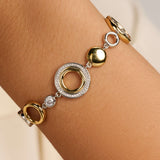 Zirconia Circle Bracelet