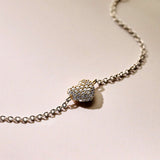 Zirconia Heart Bracelet