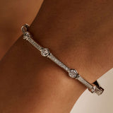Classic Bar Zirconia Bracelet